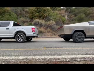 Cybertruck vs ford (vhs video)