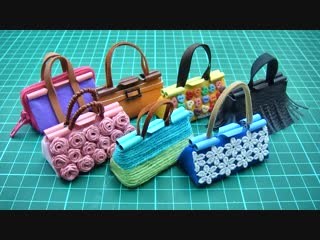 7 diy miniature binder clip barbie mini bags easy