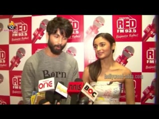 Shaandaar movie alia bhatt shahid kapoor promotion at red fm