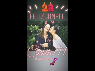 Ig stories lodo cumple clari