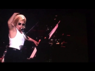 Lady gaga performing a cover of «come together» by the beatles