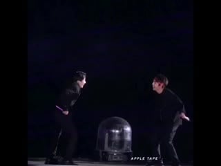 Just jinkook wiggling like those yellow air dancers for almost 1