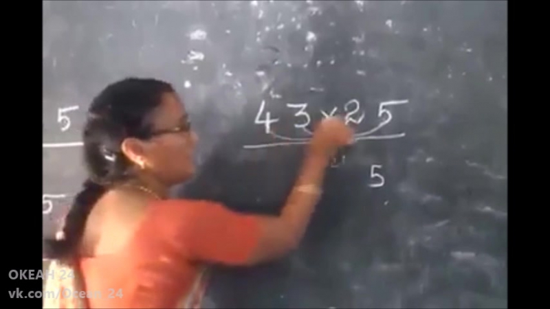 Индия урок математики, тема умножение🤔😲