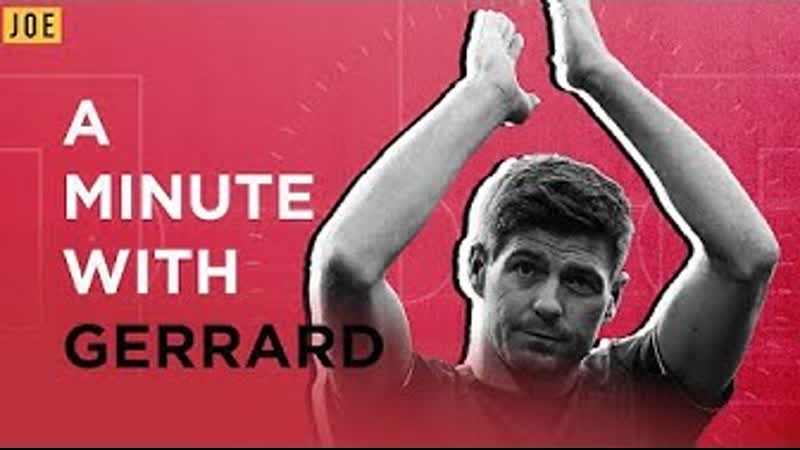 Steven gerrard on rangers, liverpool, klopp and messi | a minute with gerrard