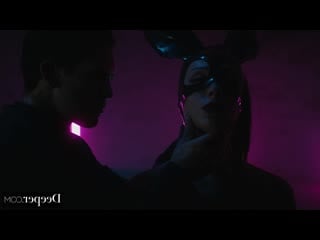 Slim young brunette