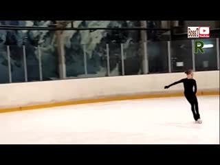 Alina gorbacheva 3lo+3lo, practice (03/2020)