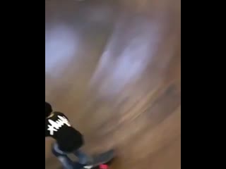 This porn’s helicopter trick at an indoor skatepark