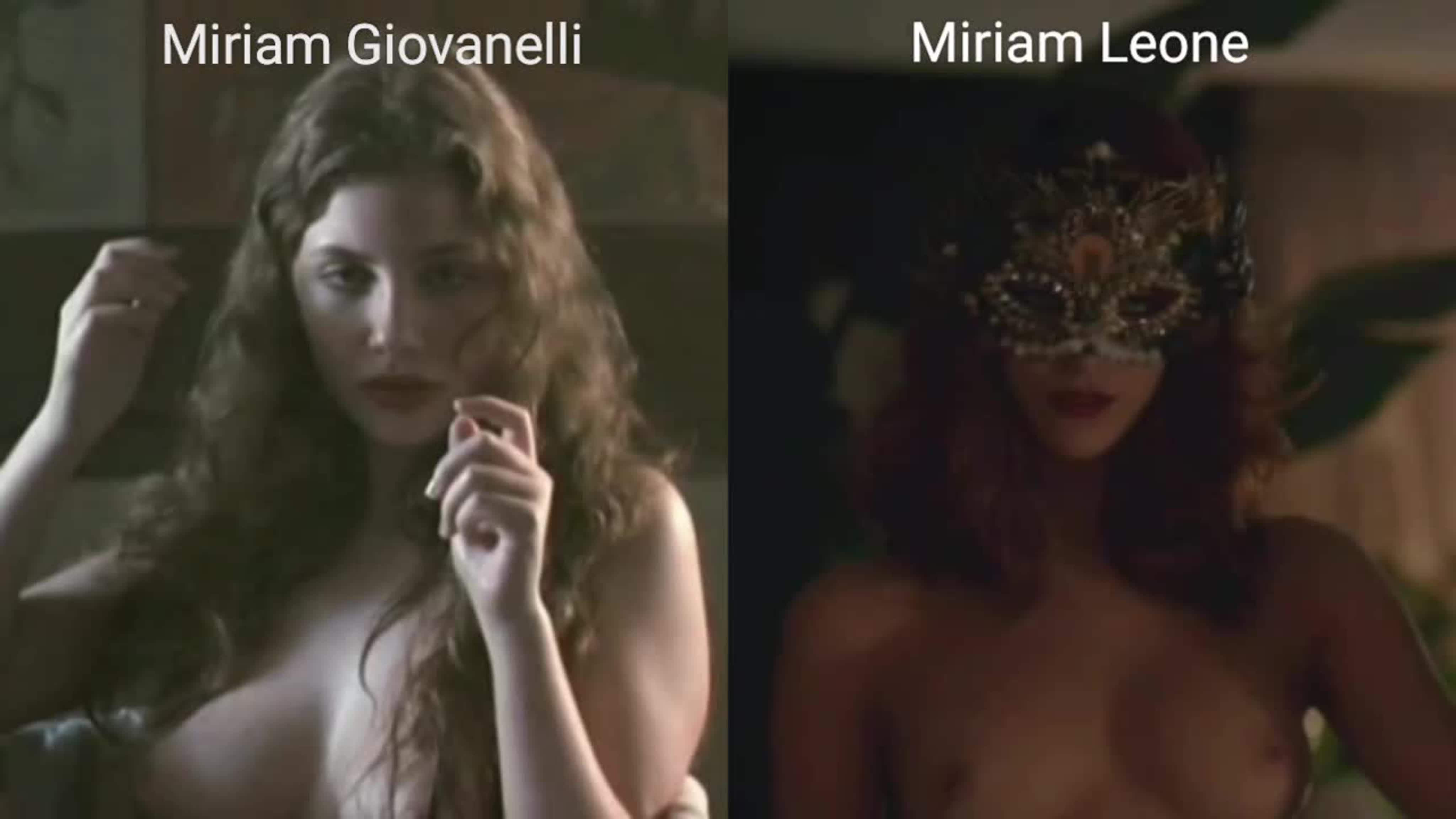 Nude actresses miriam giovanelli miriam leone in sex scenes  