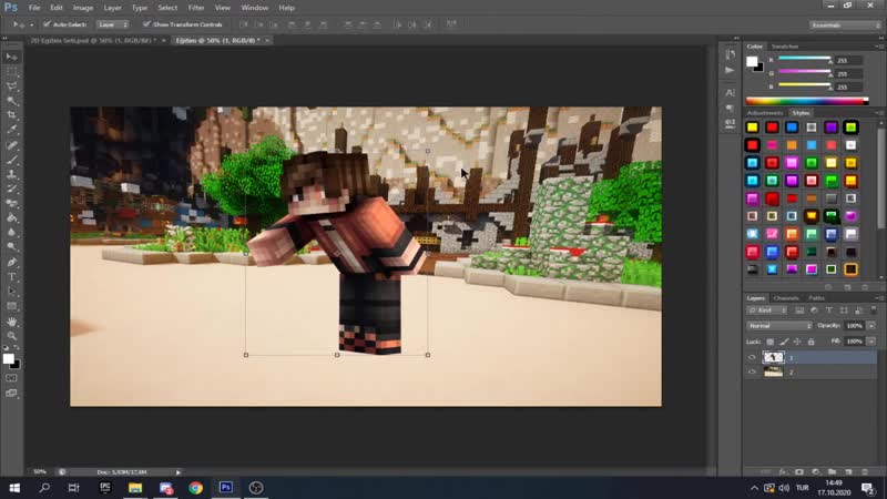 [soy patates] 2d thumbnai̇l yapimi / bedava pack / templer / en kolayi (detaylı + sesli)