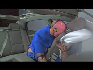 Iihs unbelted rear seat passenger crash test