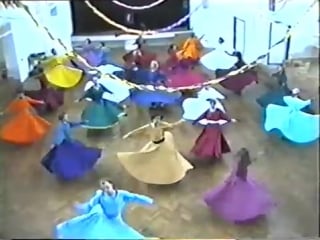 Sufi whirling with zahira, 1997, czech republic, lazanky