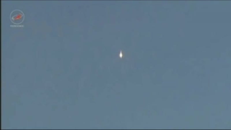 Видео старта корабля "союз мс" с космодрома байконур