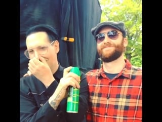 Marilyn manson on set of «let me make you a martyr»