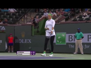 Vika and sam are now underway at bnpparibasopen!