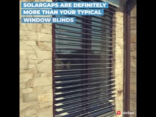 These innovative solar blinds both shield and harvest sunlight