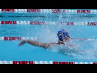 Ryan lochte demonstrates stroke drills