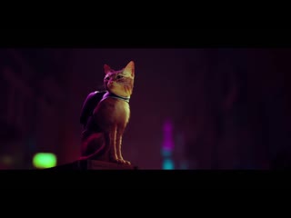 Stray teaser trailer ps5 котик в киберпанке