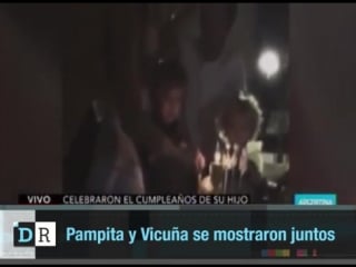 Pampita y vicuña se mostraron juntos