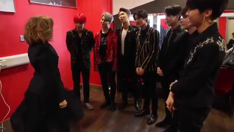 [інст janetjackson] приємно познайомитися @bts bighitofficial @mnet mama bts 2018mama mnet @solaimanfazel