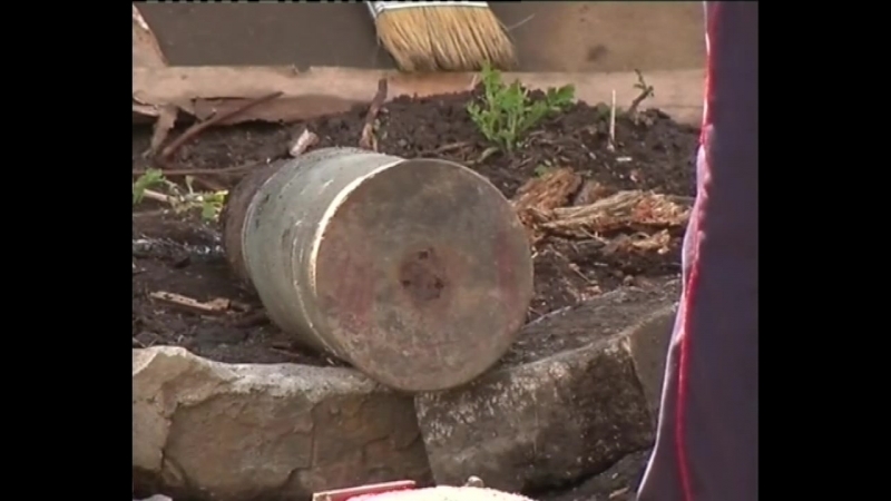 Военный снаряд под домом!