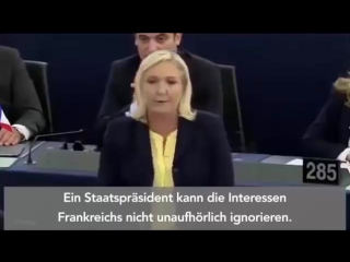 Diese frau ist genial marie le pen attackiert ferkel und hollandaise