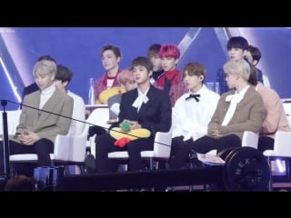 [fancam] 170114 bts получают награду пан шихёка "лучший продюсер" @ golden disk awards