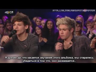 'fans herkennen zich in muziek one direction' rtl late night [rus sub]