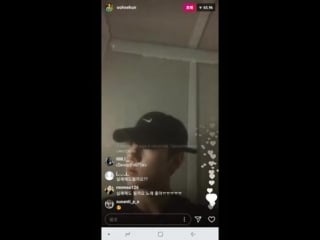 [video] 180313 sehun instagram live