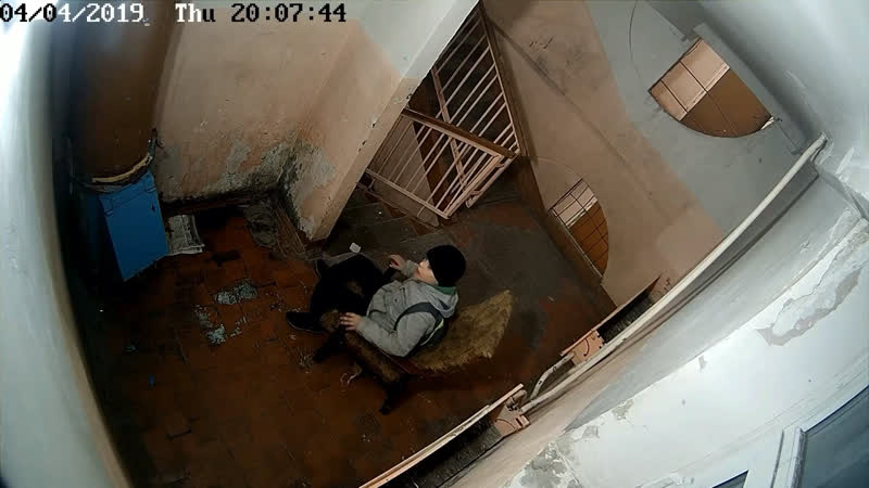 Г шарыпово, видеонаблюдение в подъезде 4\4 серия №5 ауешная