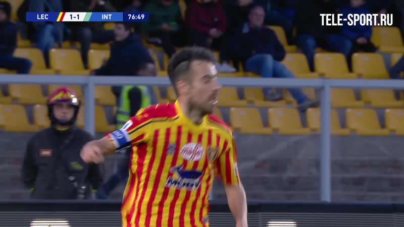 «лечче» «интер» гол марко манкозу