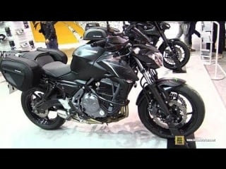 2018 kawasaki z650 sw motech customized walkaround 2017 eicma milan