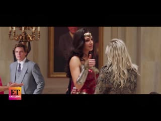 Behind the scenes of 'wonder woman 1984' with gal gadot and kristen wiig