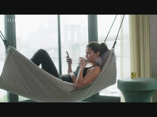 This is exactly how victorias secret angel sara sampaio gets ready in the morni