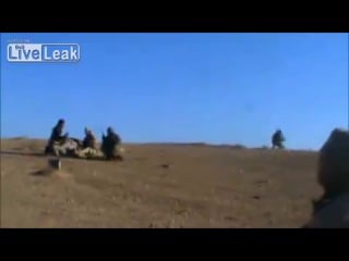 Сирия deir ez zur,попадание в гранатомётчика //