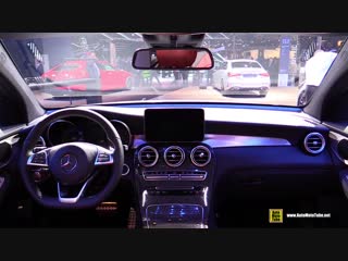 2019 mercedes glc250 4matic coupe exterior and interior walkaround 2018 paris motor show