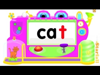 Blending cvc words with starfall (e g , c a t ) phoneme substitution, deletion, and blending