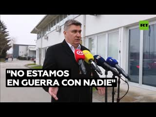 Presidente croata recuerda a alemania lo que pasó la última vez que entró en guerra con rusia