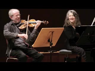 M argerich g kremer mendelssohn for violin, piano and strings in d minor i