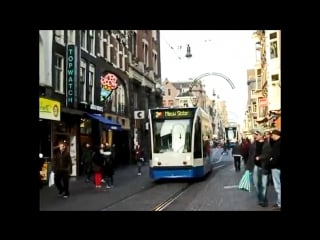 Trams in amsterdam