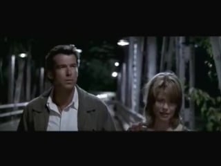 Linda hamilton pierce brosnan in dantes peak