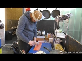 London street food at greenwich market huge steaks, thai food, japanese tempura and much more