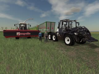 Fs19, работаю с женой =))) на заготое силоса,продолжение