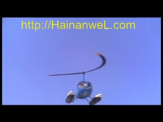 Helicopter excursions in sanya on the island of hainan, china