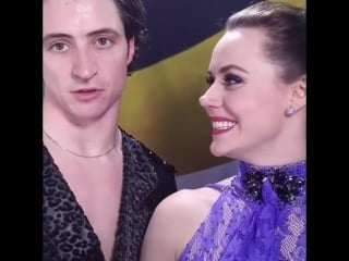 Pj kwong with tessa virtue and scott moir