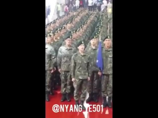 Kim hyung jun basic military training completion ceremony at nonsan [04 05 17]