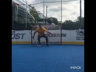 Tuukka is absolutely game ready nhlmediaday new