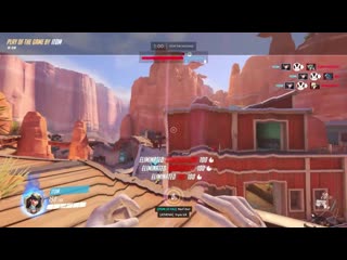 You can push d va's mech while ulting for some surprise boom