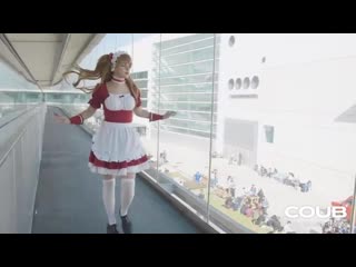 Asuka maid @ japan weekend 2020 (косплей by @shirogane sama, video by youtube @mryamwolf, song natsu fuji a cruel angels thes