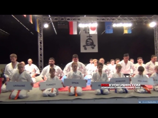 158 highlight 2015 european open kyokushin karate championships (iko)