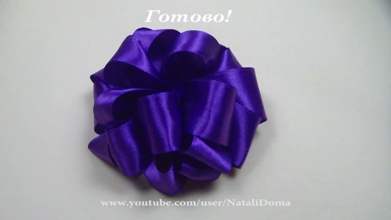 Kak sdelat podarochnii bant diy easy gift ribbon bow ✿ natalidoma